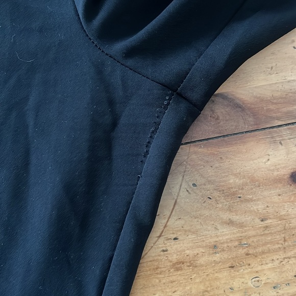 Missguided Black jumpsuit with lace up front size 12 - Picture 11 of 14